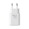 JOYROOM TCF20 Adapter Fast Charger 20W PD USB Type C + Kabel C to C 1m - White