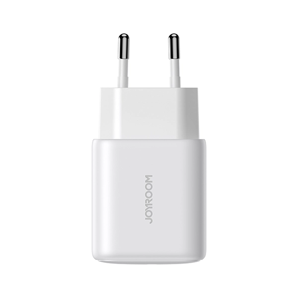 JOYROOM TCF20 Adapter Fast Charger 20W PD USB Type C + Kabel C to C 1m - White